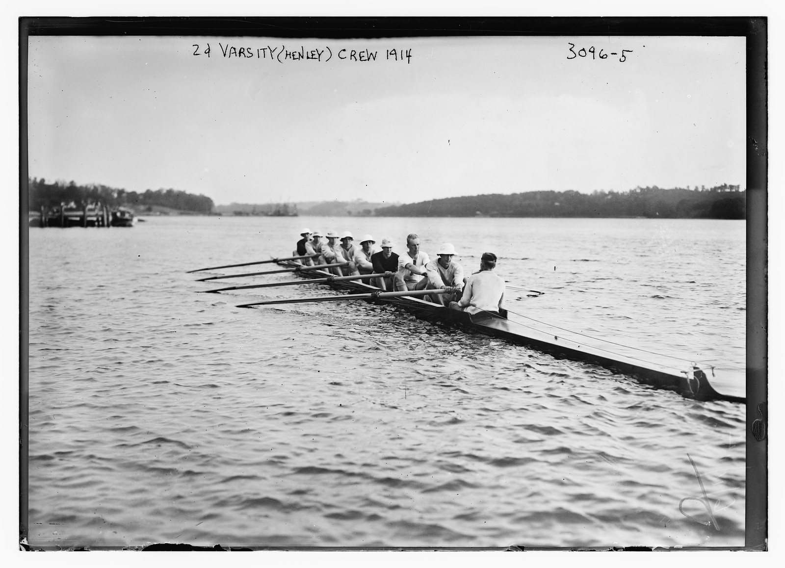 2d Varsity (Henley) Crew, Harvard (1914), 1914 — historic photograph