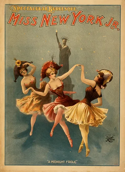 Spectacular Burlesque: Miss New York Jr., A Midnight Frolic