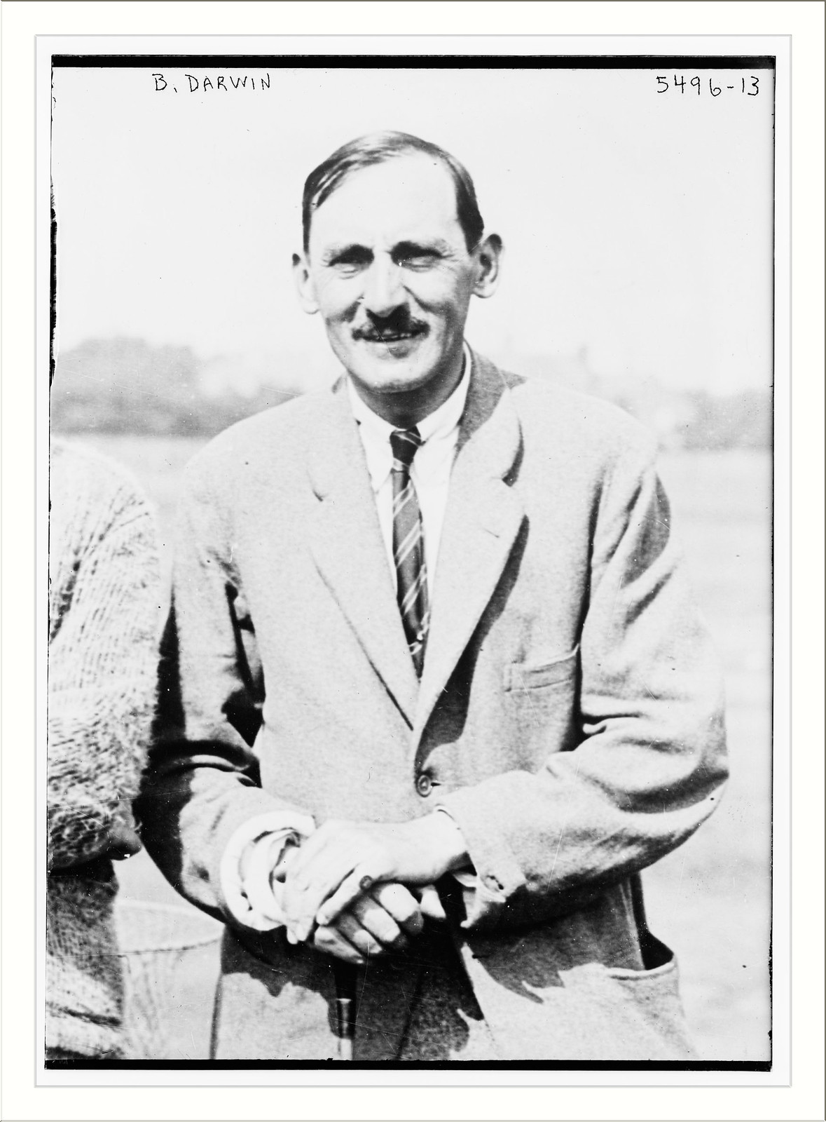 Bernard Darwin (playing golf), n/a — historic photograph