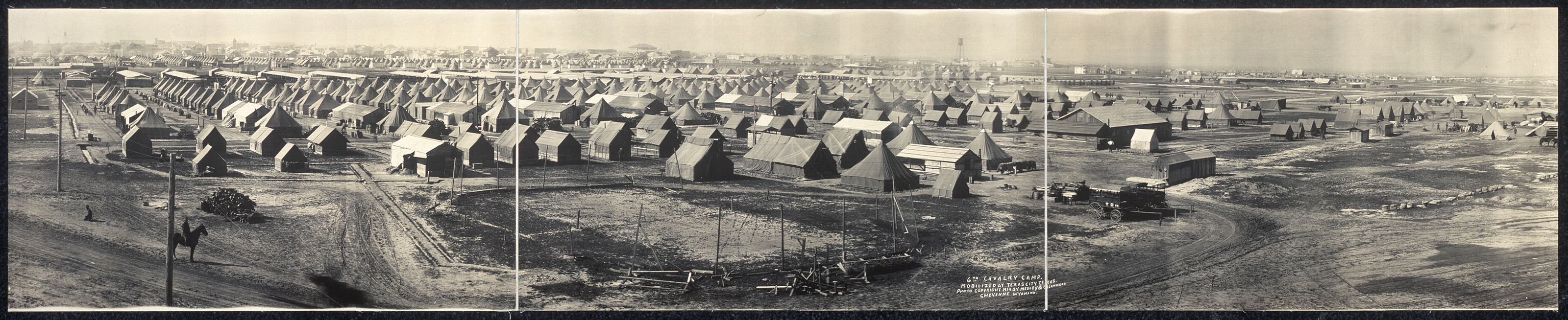 6th Cavalry Camp, Texas City, 1914, 1914 — historic image