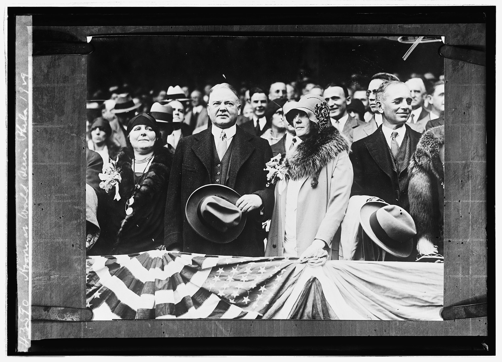 Hoover at World Series, Phila., [Pa.], 1929, 1929 — historic photograph