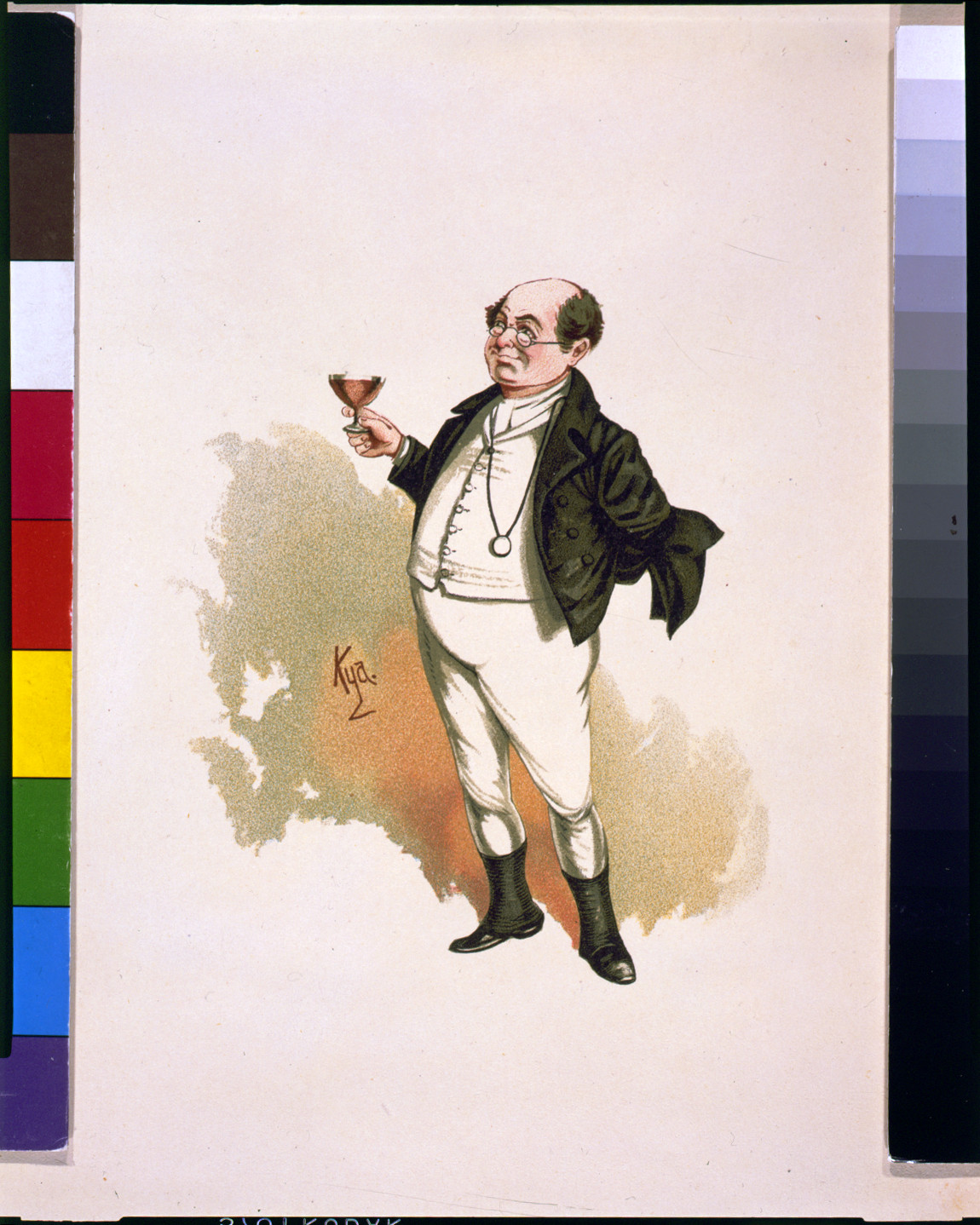 Mr. Pickwick / Kyd., London : Raphael Tuck & Sons, [1899?] — antique lithograph