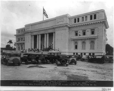 [Palace of Justice, Santa Clara, Cuba, during dedication ceremony]
