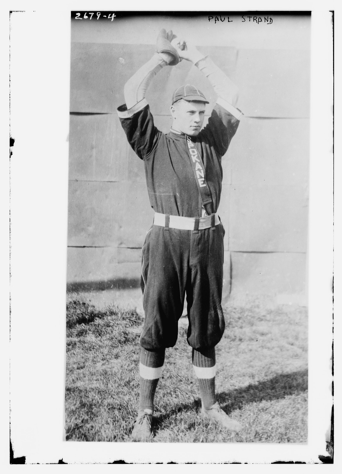 Paul Strand, Spokane, Northwestern League (baseball), [1912] — historic photograph