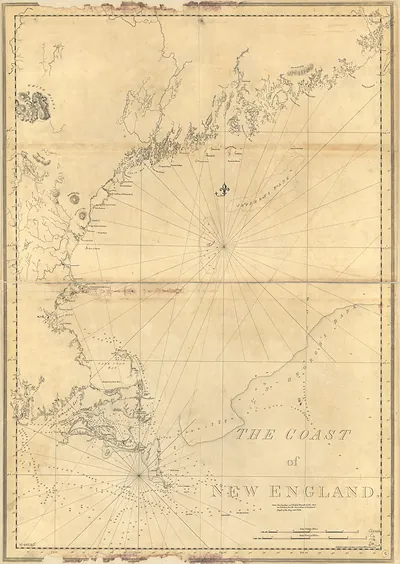 Cost of New England J. F. W. Des Barres, 1776., Massachusetts