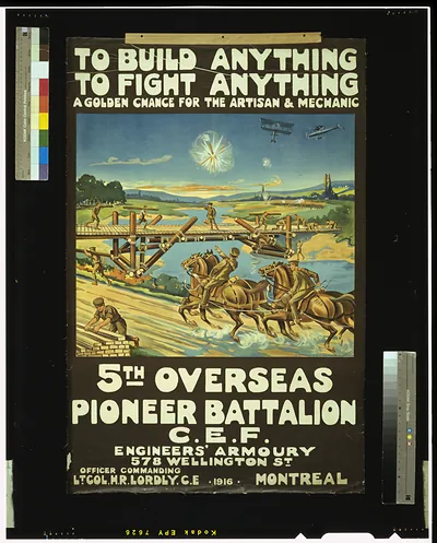To build anything to fight anything ... 5th Overseas Pioneer Battalion C.E.F.