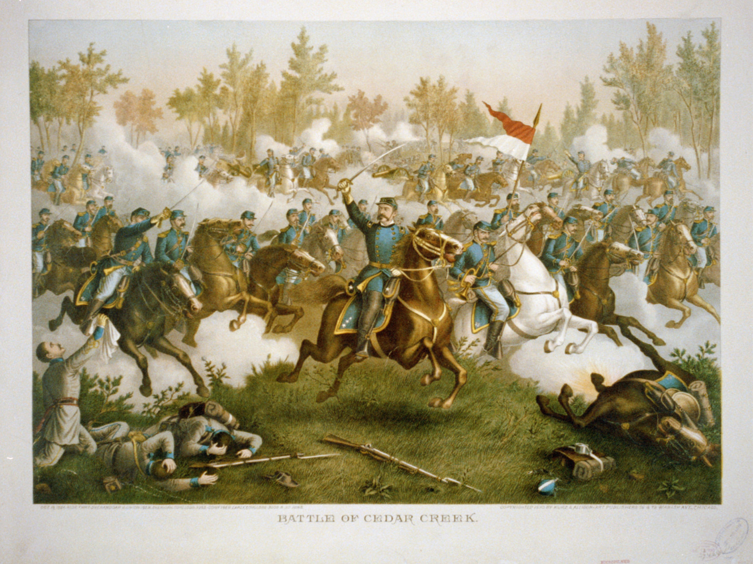 Battle of Cedar Creek, c1890 Dec. 12. — historic print