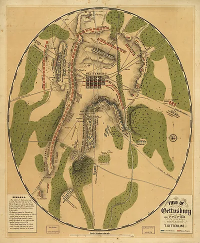 483Fieldof Gettysburg July1s