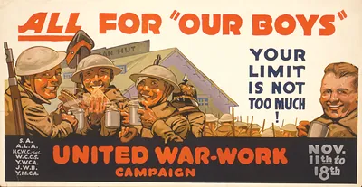 All for our boys"--Your limit is not too much--United war-work campaign"