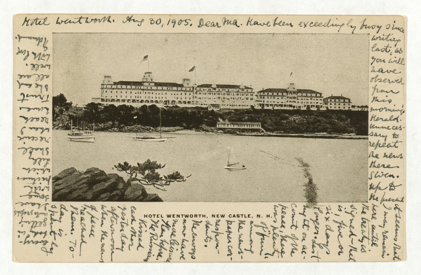 Hotel Wentworth, New Castle, N.H. — historic image
