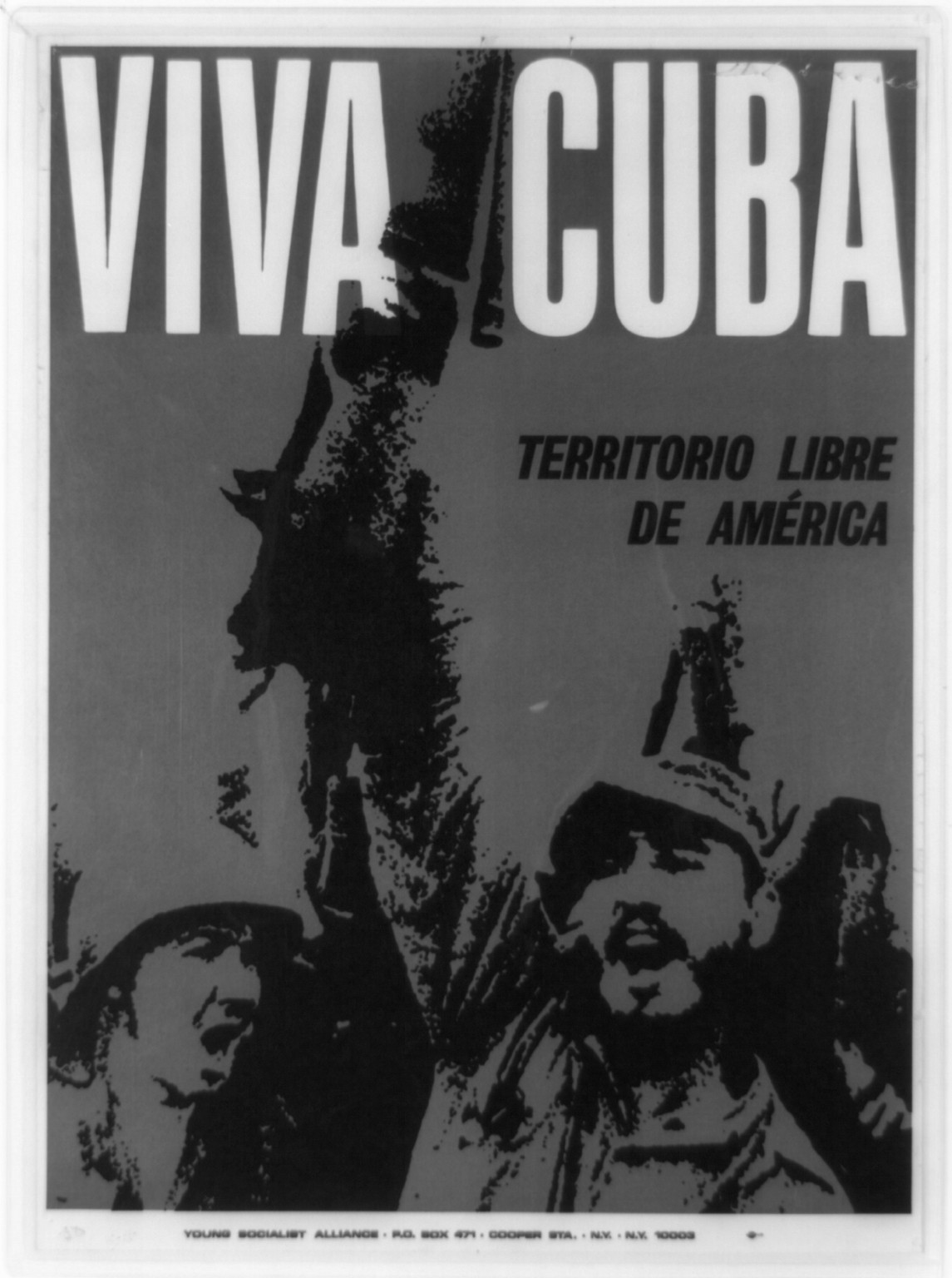 Viva Cuba, territorio libre de America, [1968] — vintage poster