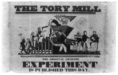 The Tory mill. The original genuine experiment is published this day
