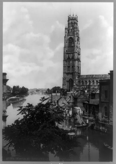 St. Botolph's Church & river, Boston