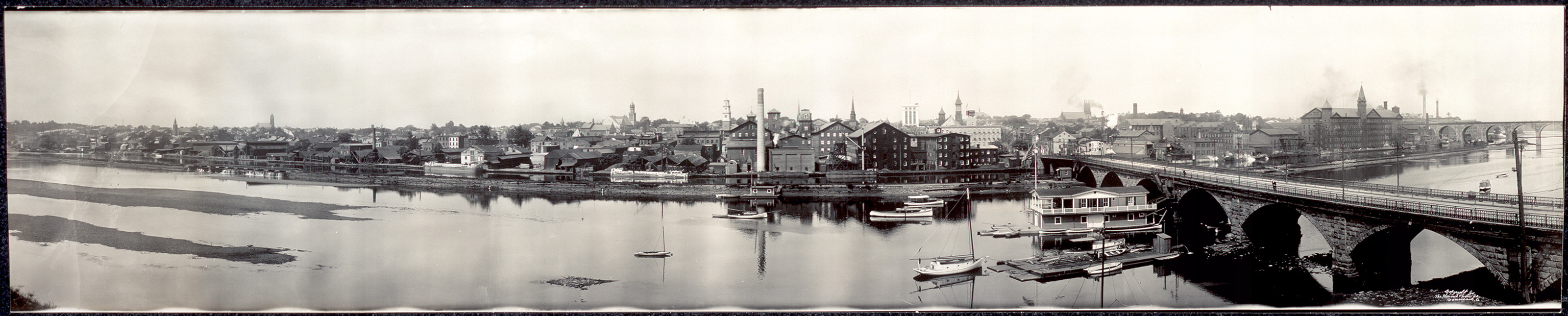 Panorama of New Brunswick, New Jersey, 1913, 1913 — historic image