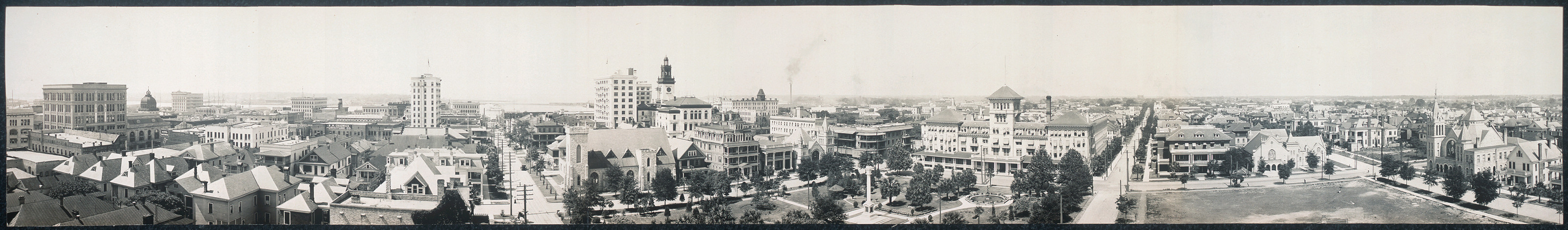 Skyline of Jacksonville, Florida, 1910, 1910 — historic image