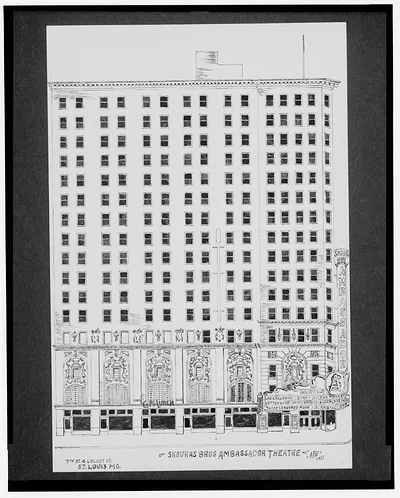 [Skouras Bros. Ambassador Theatre, 7th St. and Locust St., St. Louis, Missouri] / AFD 1933.