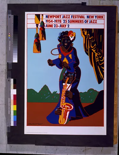 Newport jazz festival/New York 1954-1978/25 summers of jazz. June 23-July 2 / Milton Glaser.