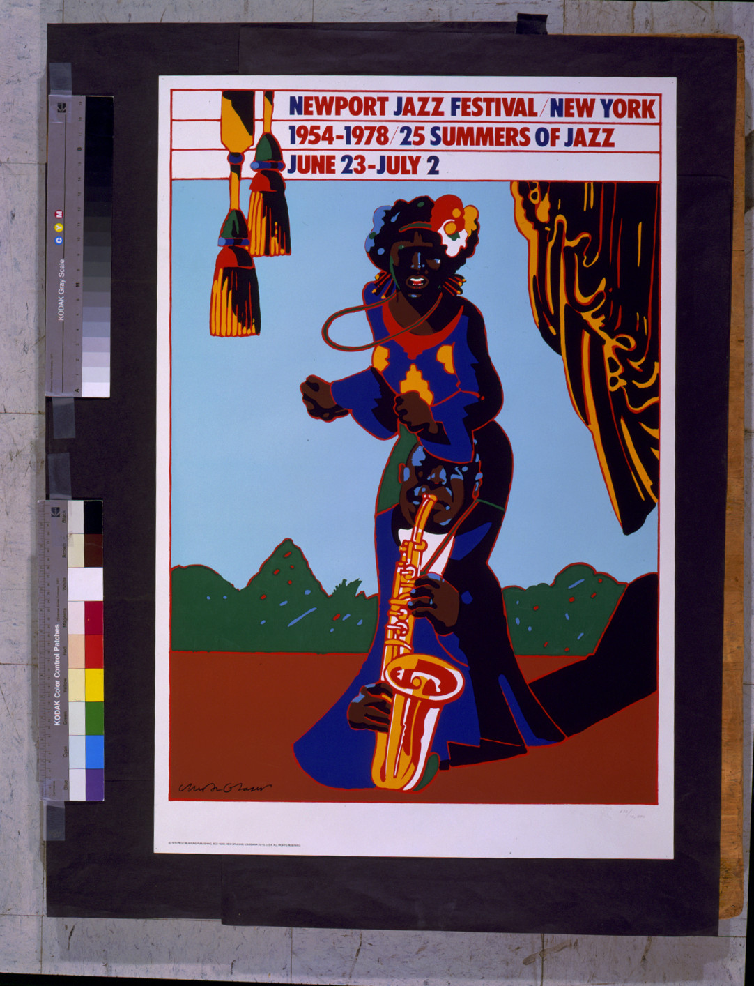Newport jazz festival/New York 1954-1978/25 summers of jazz. June 23-July 2 / Milton Glaser., New Orleans : Pro/Creations Publishing, c1978. — vintage poster