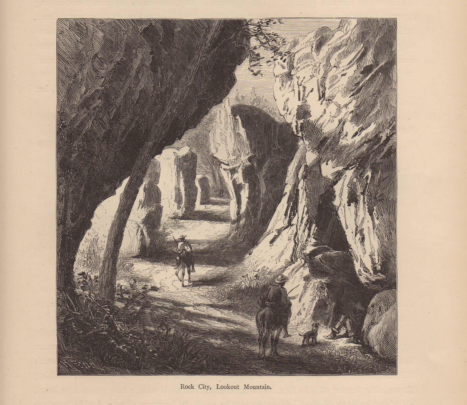 Rock City, Lookout Mountain — historic image