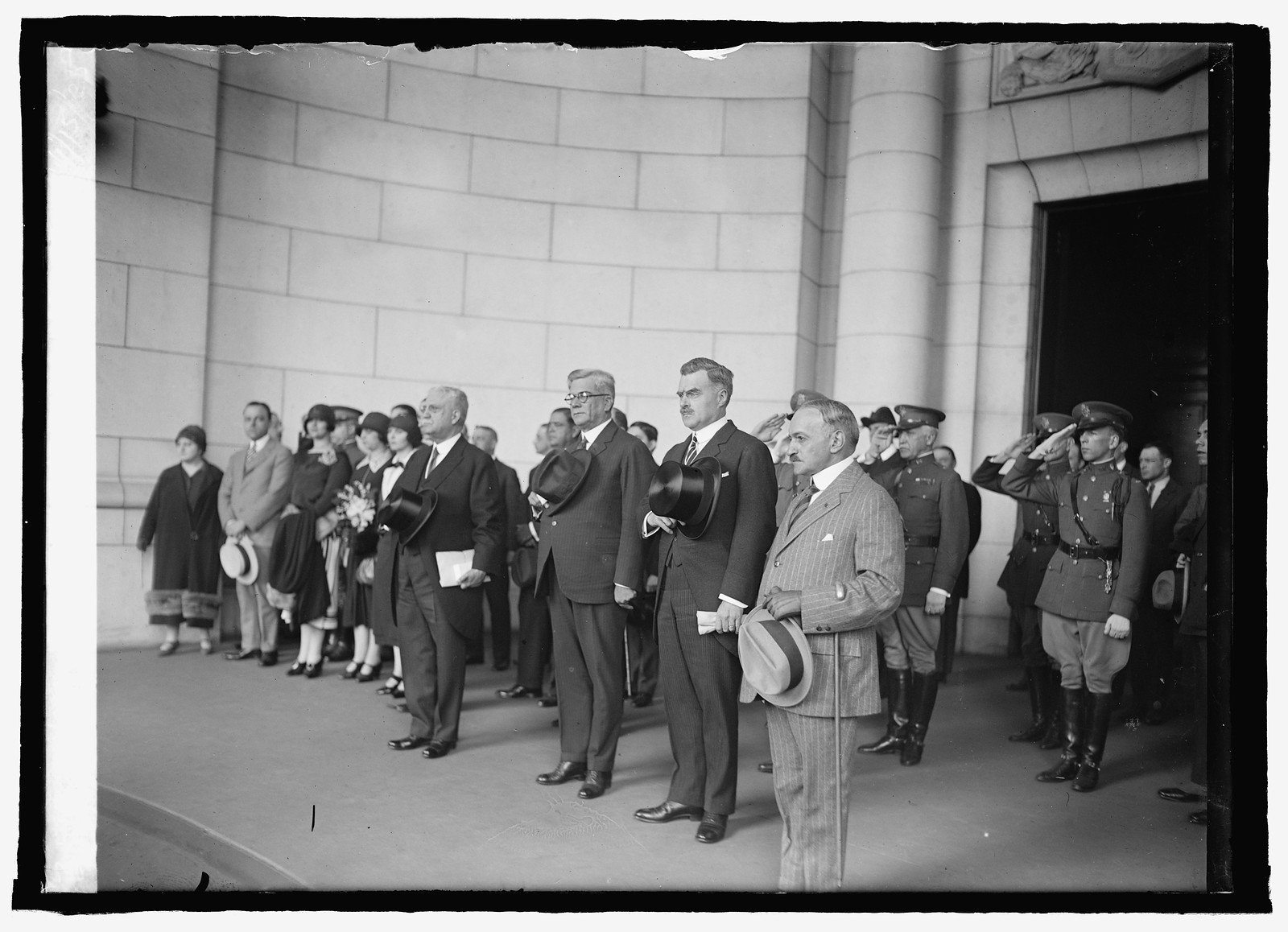 President Elect Machado & J.B. Wright at Union Station, [Washington, D.C.], 4/15/25, [19]25 April 15. — historic photograph