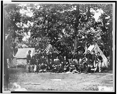 [Officers of U.S. horse artillery brigade, near Culpeper, Va., September, 1863]