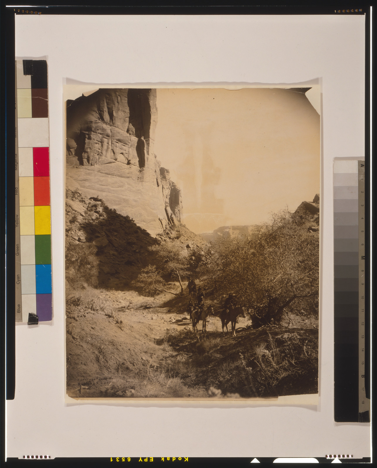 In the canyon's depth--Navaho, c1904. — historic photograph