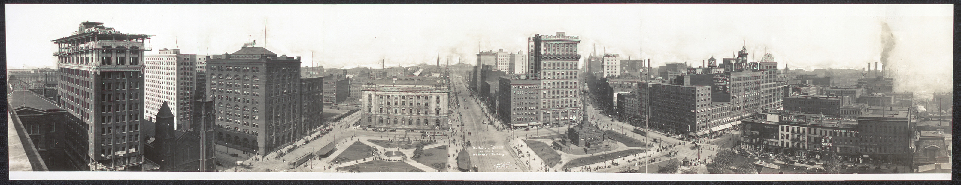 The Heart of Cleveland, Ohio, 1913, 1913 — historic image