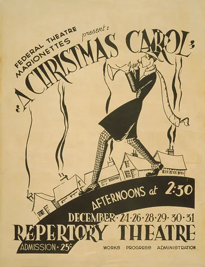 Federal Theatre Marionettes Present "A Christmas Carol"