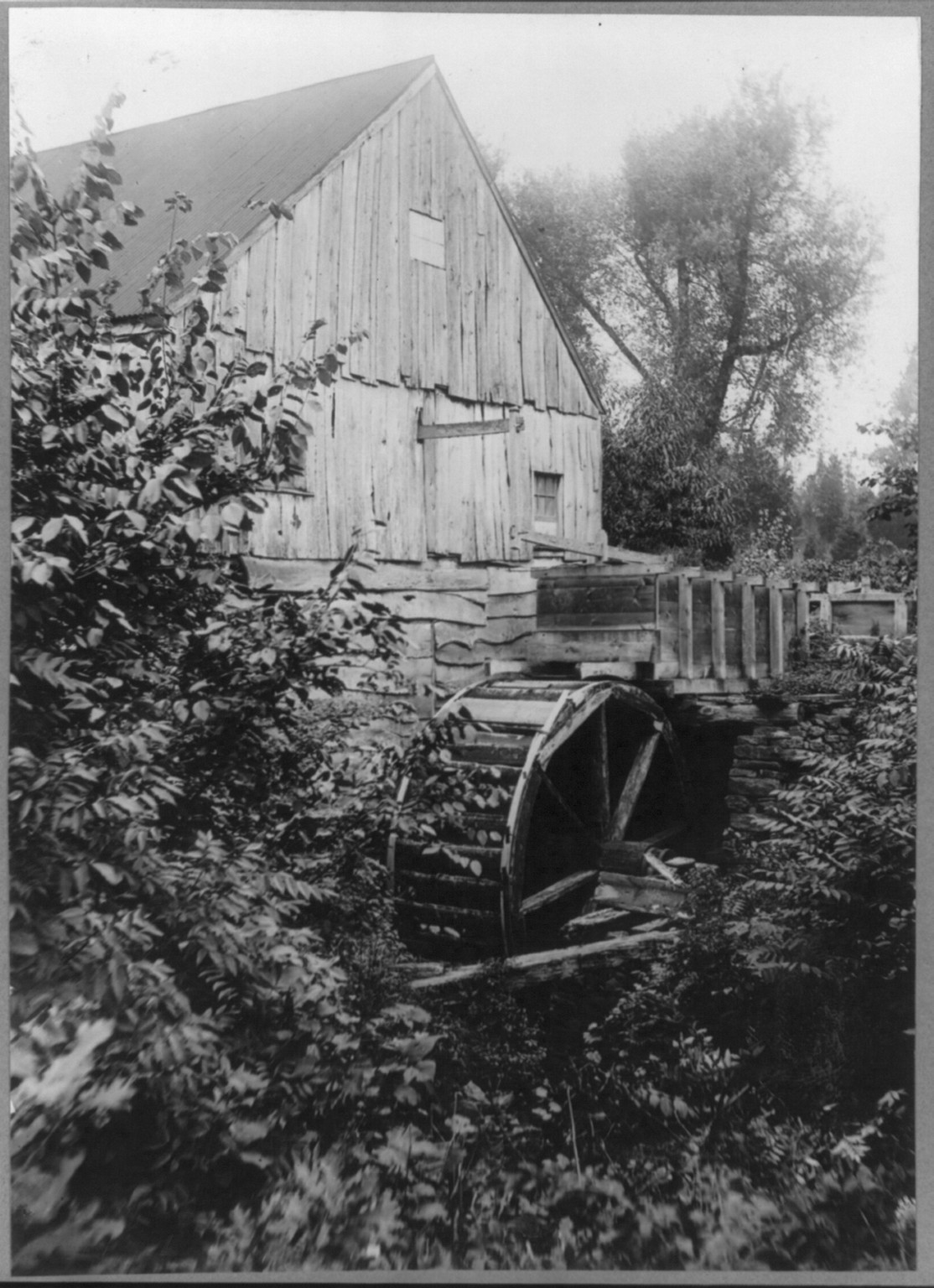 The old mill in the Pennsylvania German settlement, Pennsylvania, c1917. — historic photograph