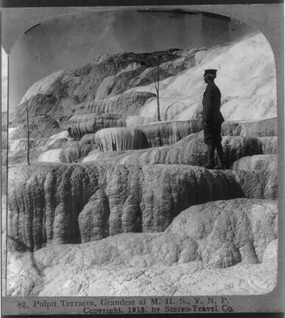 Pulpit Terraces, Grandest Mammoth Hot Springs, Yellowstone National Park