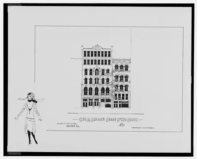 [Geo. M. Cohan's Grand Opera House, N. Clark St. opposite city hall, Chicago, Illinois] / AFD 1924.