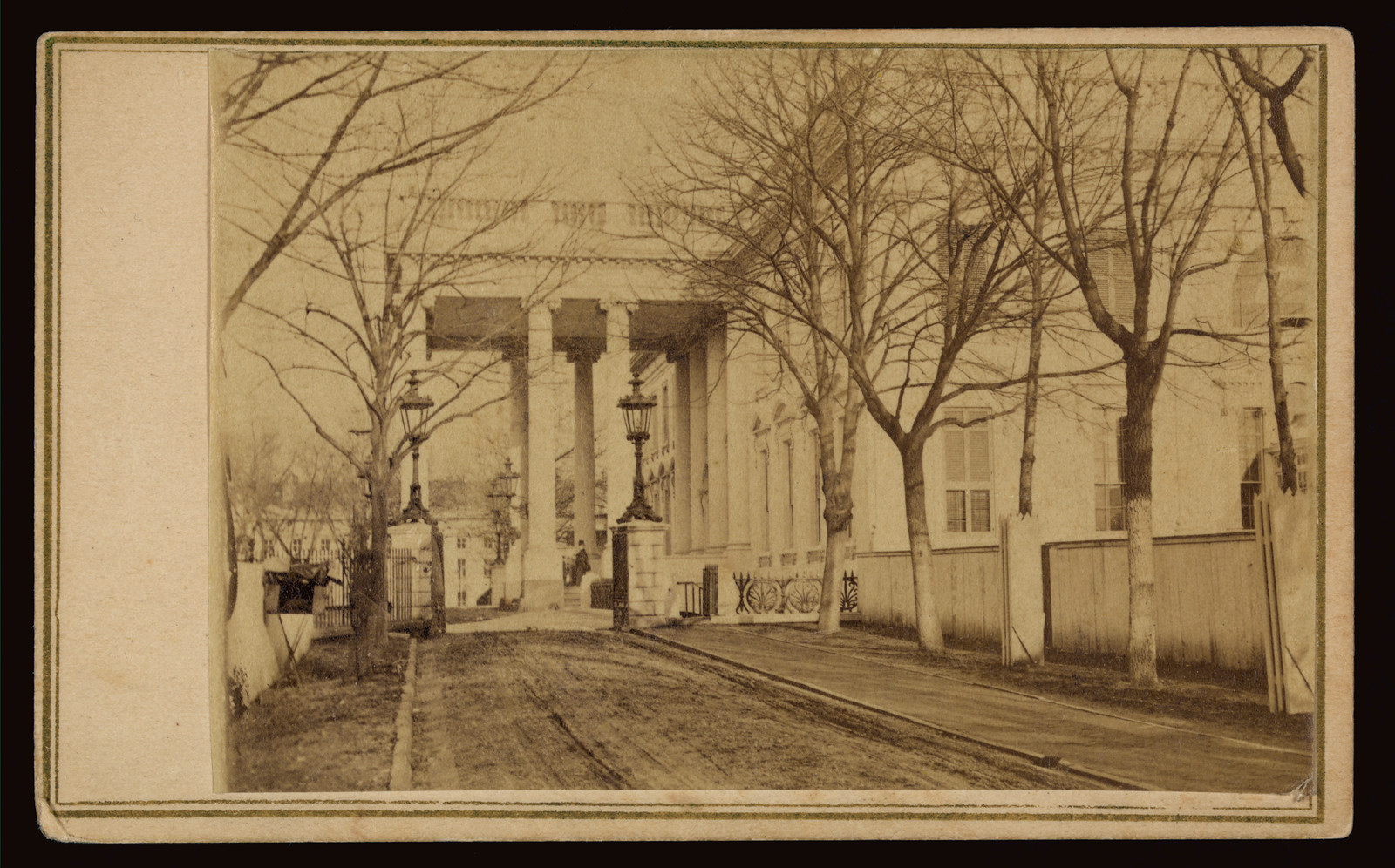 [Northwest facade of the White House] / Bell & Brother, Photographers., [between 1862 and 1868] — historic photograph