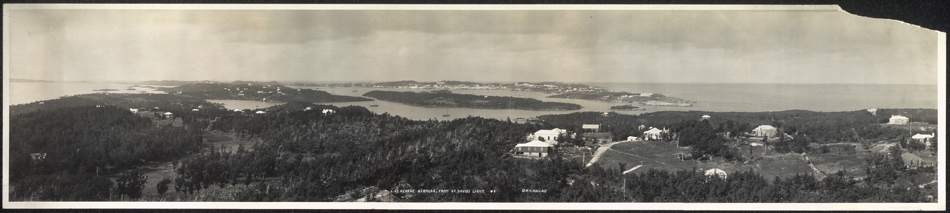 St. George, Bermuda, from St. Davids Light, 1911, 1911 — historic image