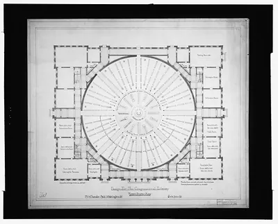[Library of Congress, Washington, D.C. First story plan]