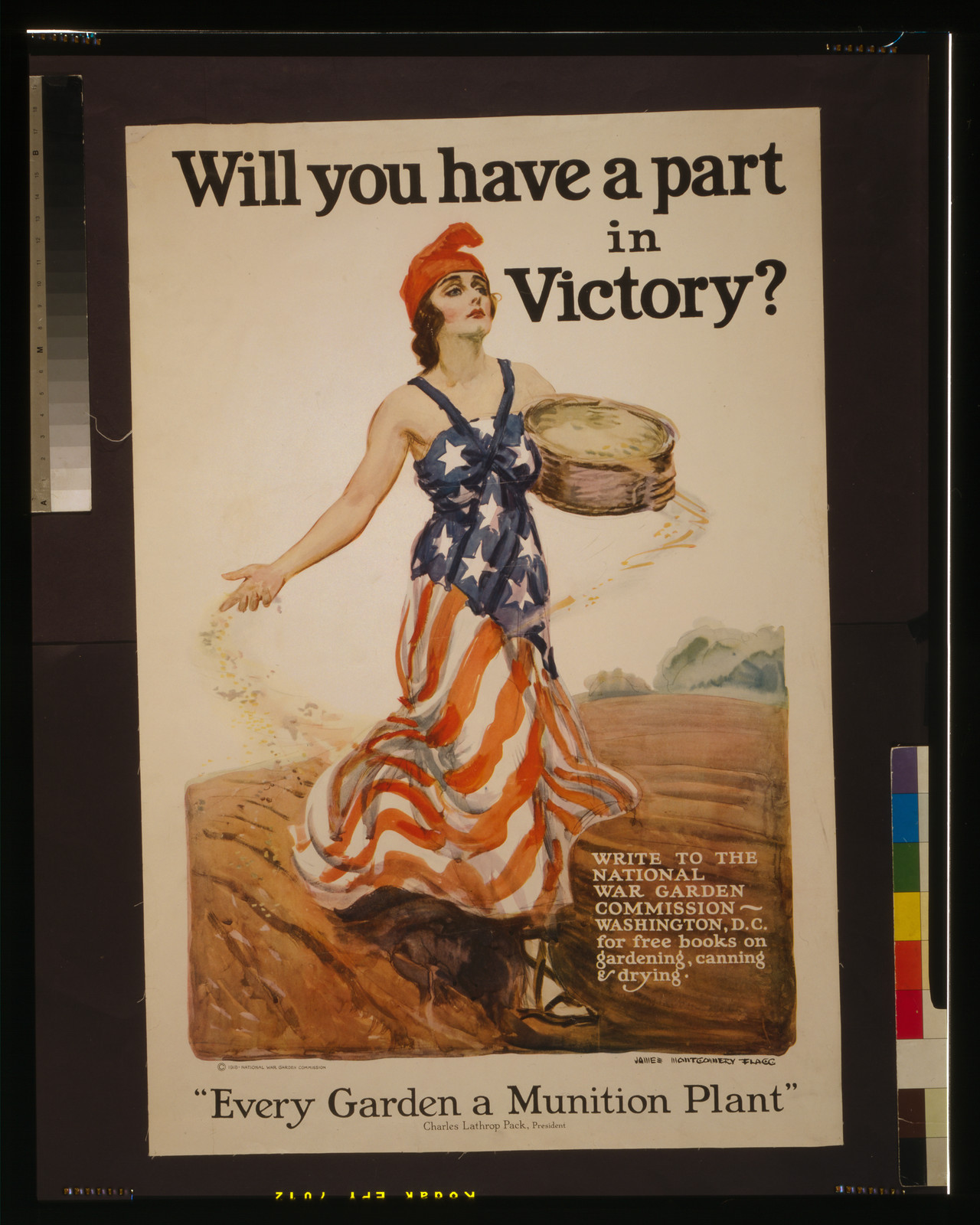 Will you have a part in victory? / James Montgomery Flagg., c1918. — vintage poster