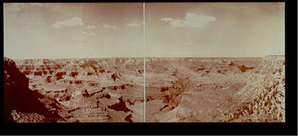 The Grand Canyon of Arizona from Bright Angel Hotel, c1902. — historic photograph