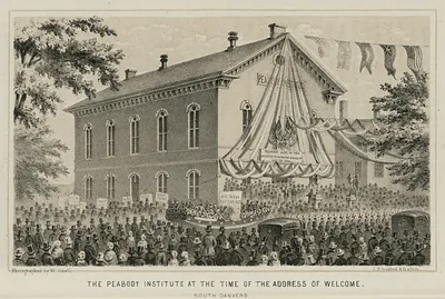 The Peabody Institute at the Time of the Address of Welcome