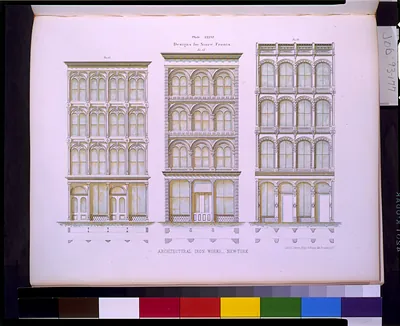 Designs for store fronts / lith. of Sarony, Major & Knapp, New York.