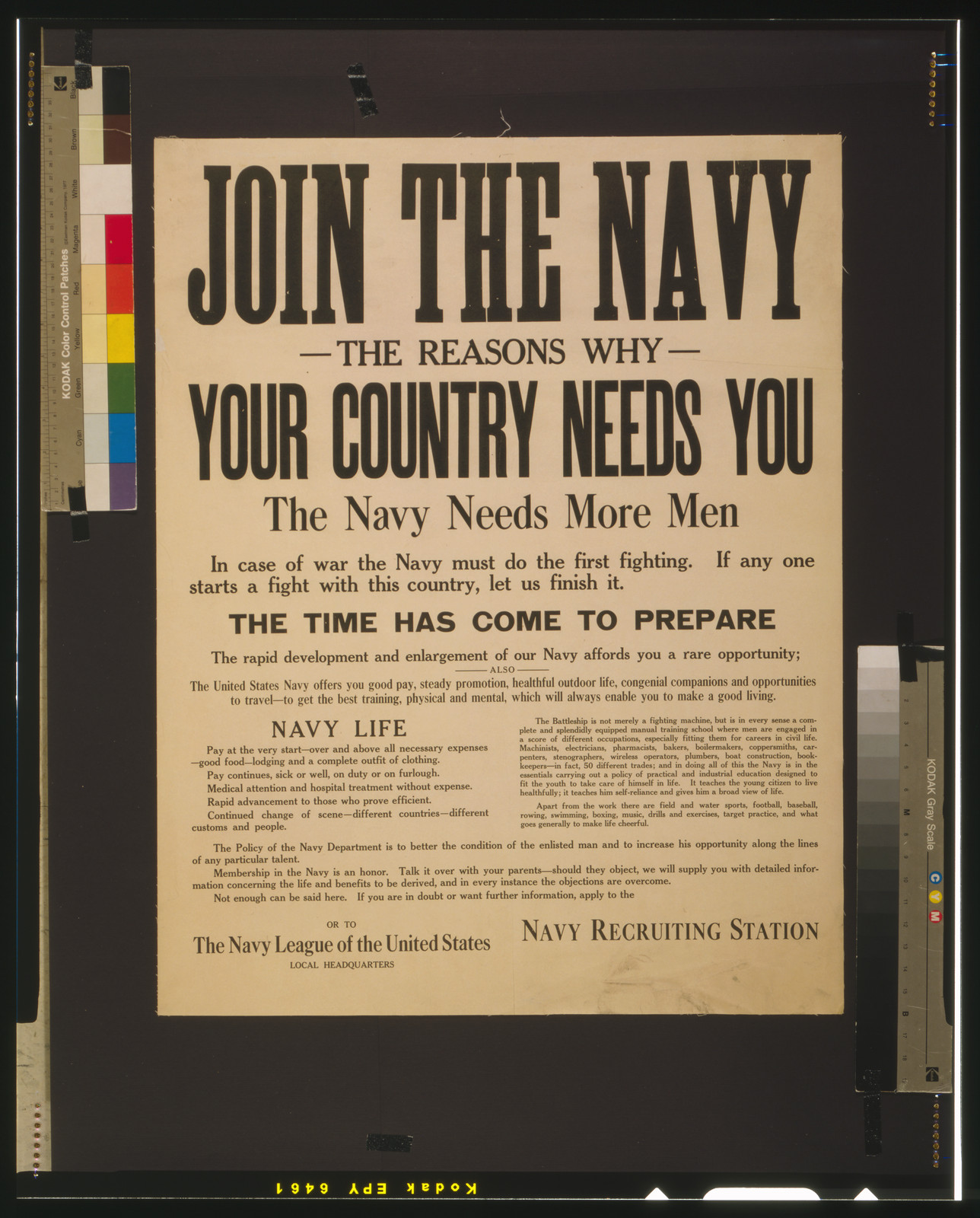 Join the Navy Your country needs you., [1917] — vintage poster