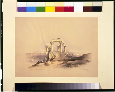 Ruins of the Temple of Kardeseh, Nubia / David Roberts, R.A.