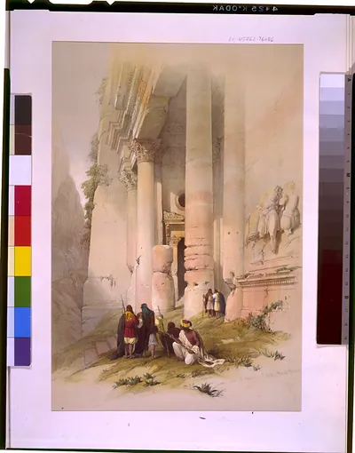 Temple called El Khasne Petra March 7th 1839 / David Roberts, R.A.