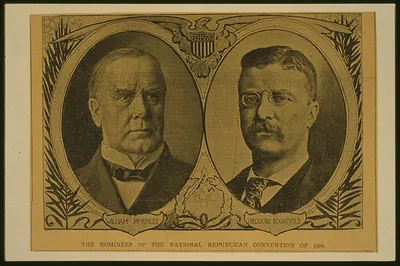 The nominees of the National Republican Convention of 1900