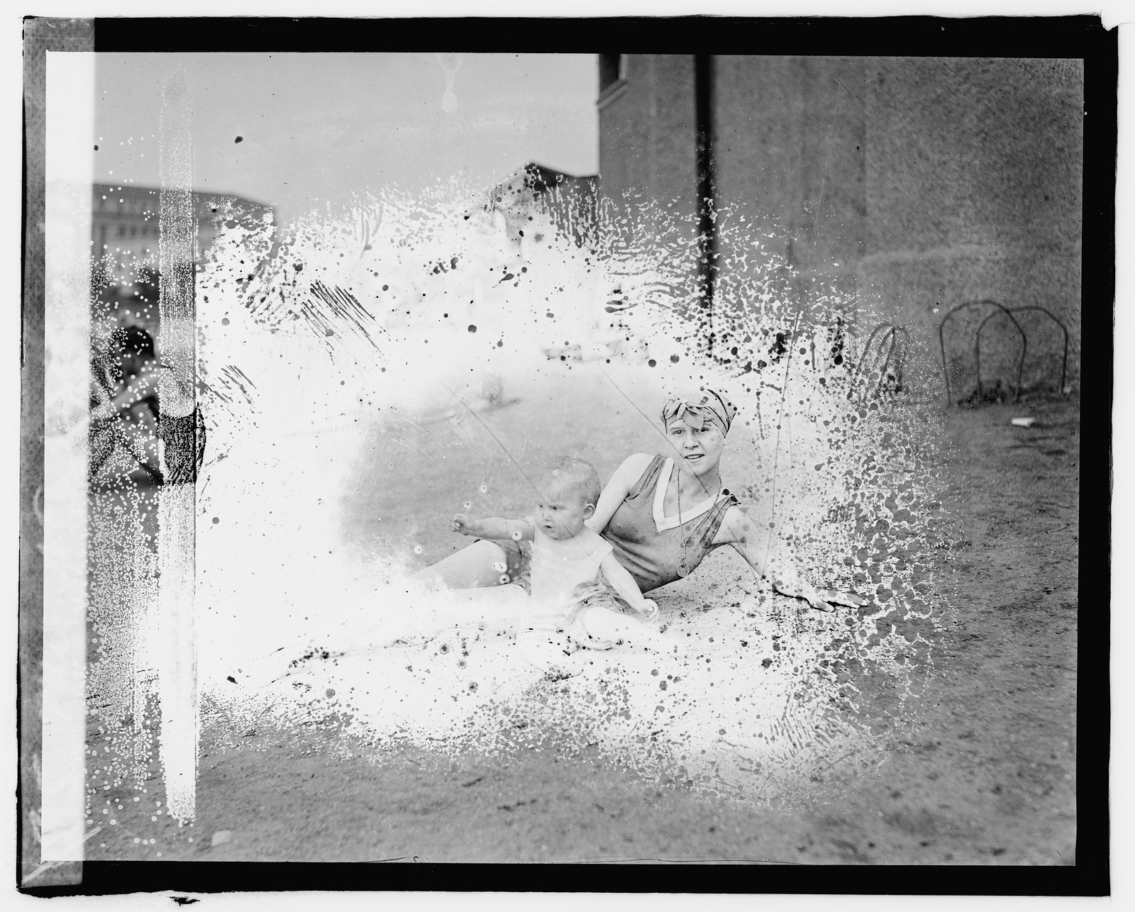 Mrs. N.E. Nuber & Norma, [1920] — historic photograph