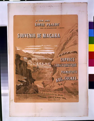 Souvenir de Niagara; Caprice caracteristique pour pianoforte par Aug. Gockel, Op. 19 / Tucksch, sc.