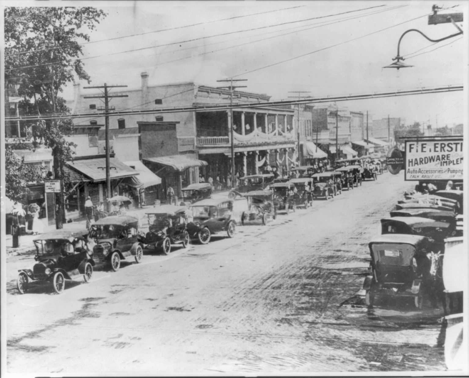 [Auto parade, Stuttgart ?, Ark. ca. 1910] — historic photograph