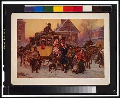 The Christmas coach 1795 / J.L.G. Ferris.