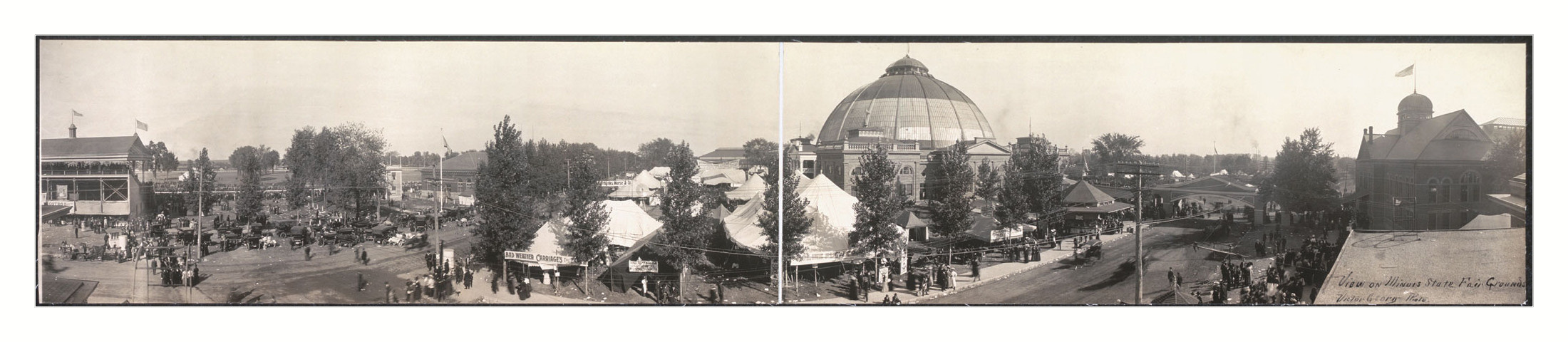 IL View on State Fair Grounds 1909 PHOTO, 1909 — historic image