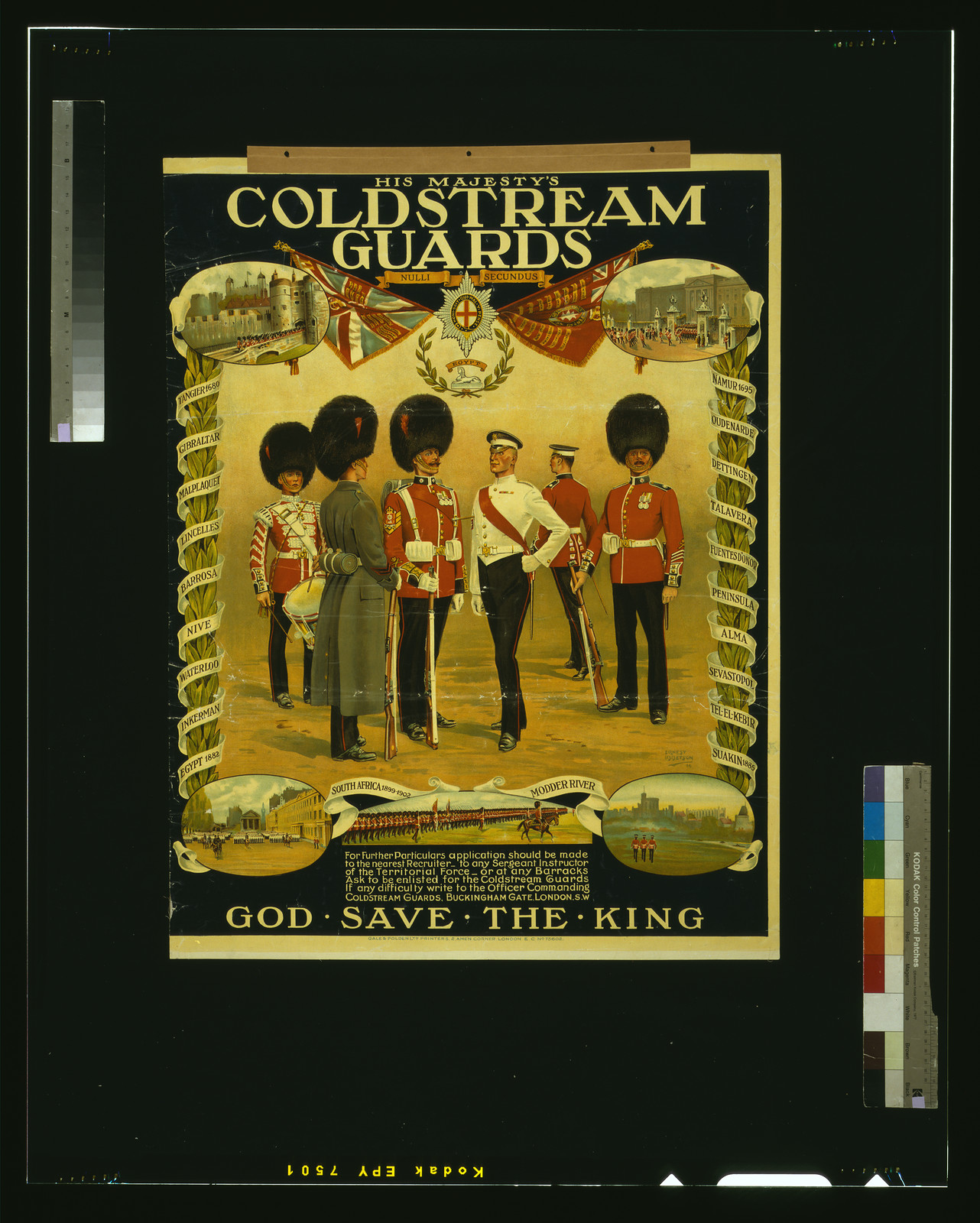 His Majestys Coldstream Guards / Ernest Ibbetson 14. — vintage poster