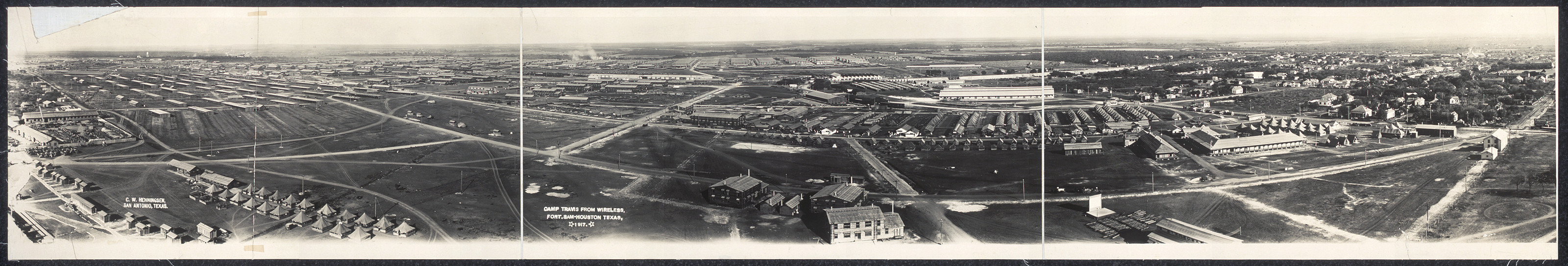 Camp Travis Fort Sam Houston, Texas, 1917, 1917 — historic image