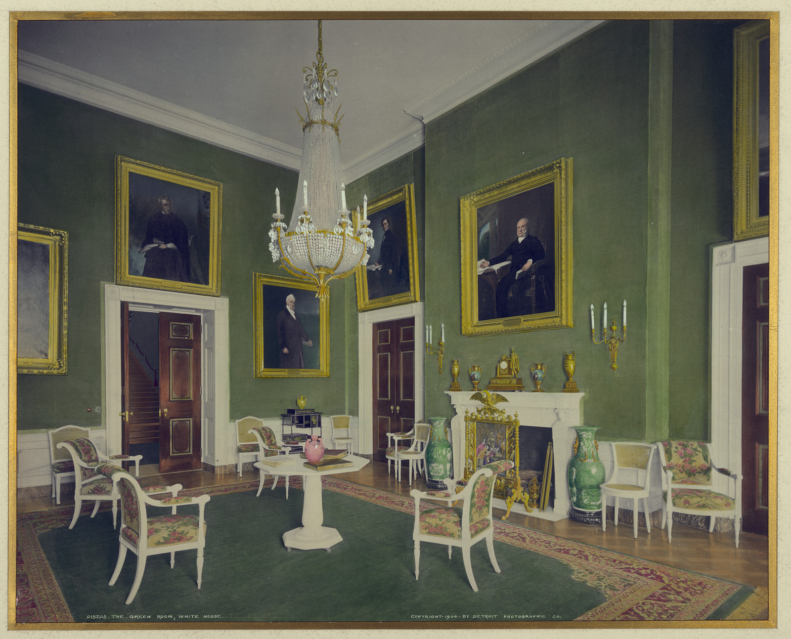 Views, The Green Room, White House — historic image